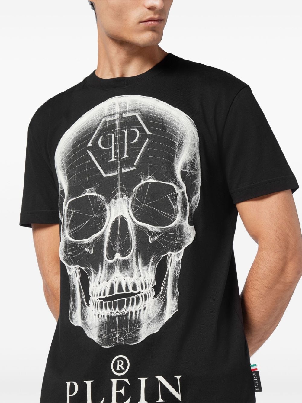 Skull-print cotton T-shirt - 5