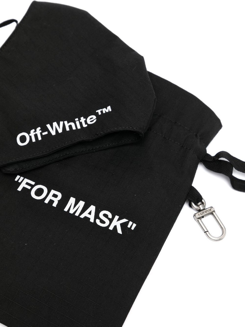logo-print face mask 3