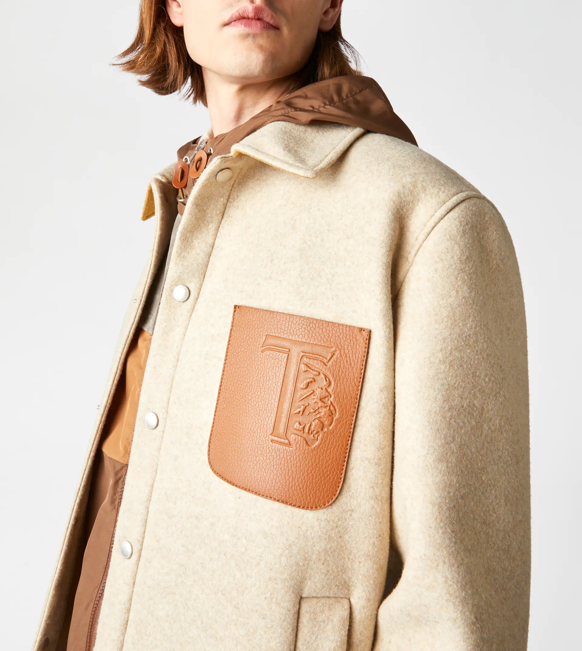 TOD'S SHIRT JACKET - BEIGE - 5
