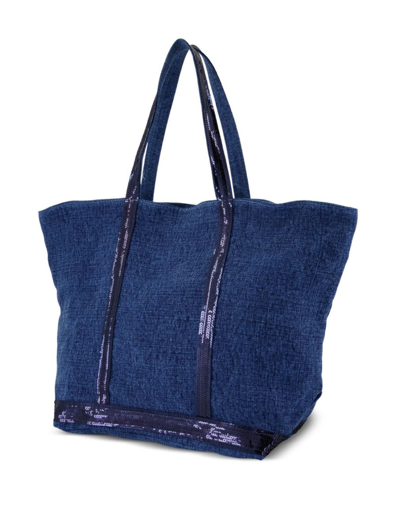 Vanessa Bruno large sequin-embellished tote bag outlook