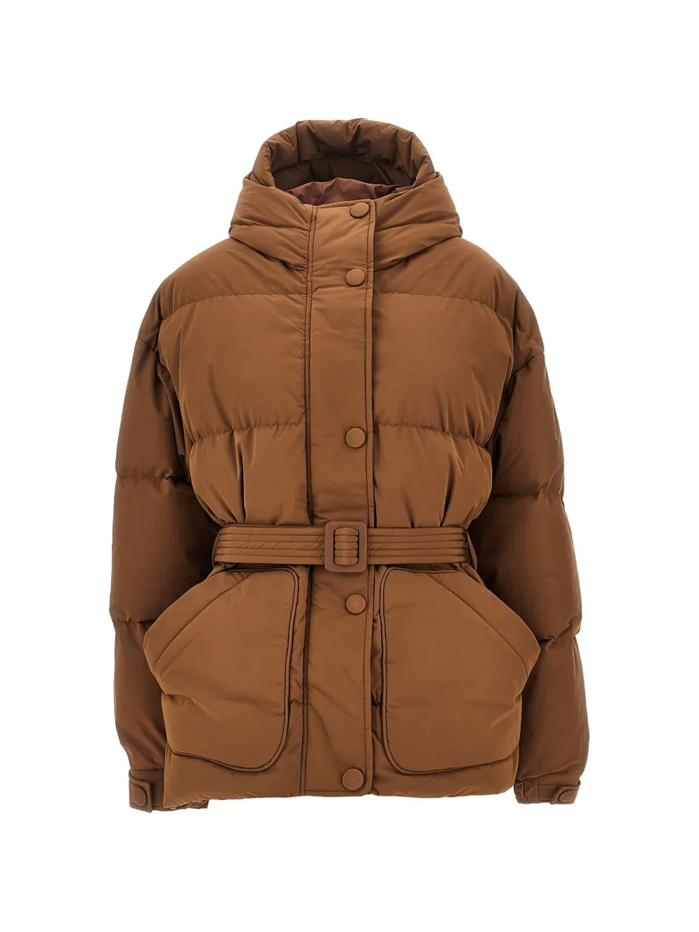 Michlin belted puffer jacket - 1