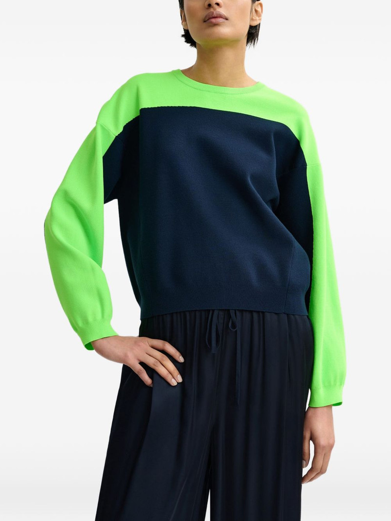 ESSENTIEL ANTWERP Joto two-toned ribbed sweater outlook