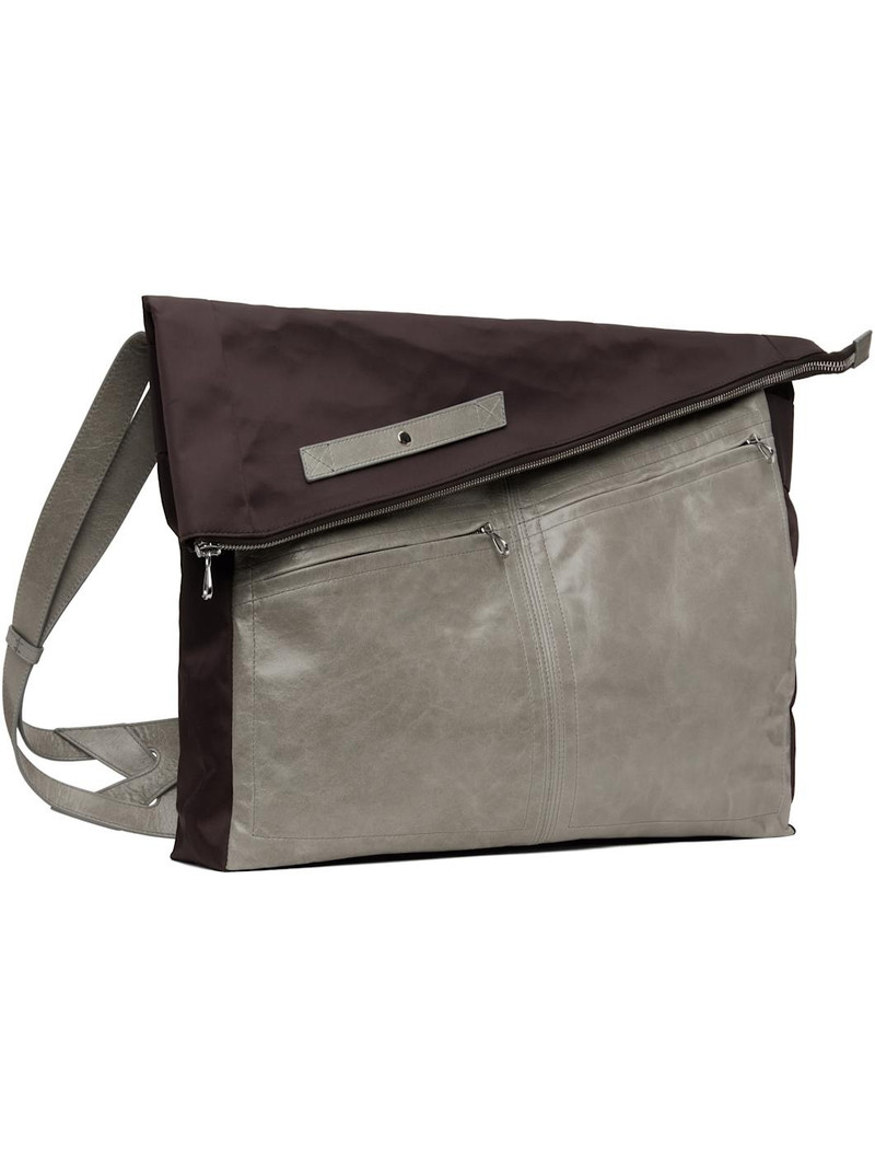 Kiko Kostadinov Brown & Gray Jarocka Bag outlook