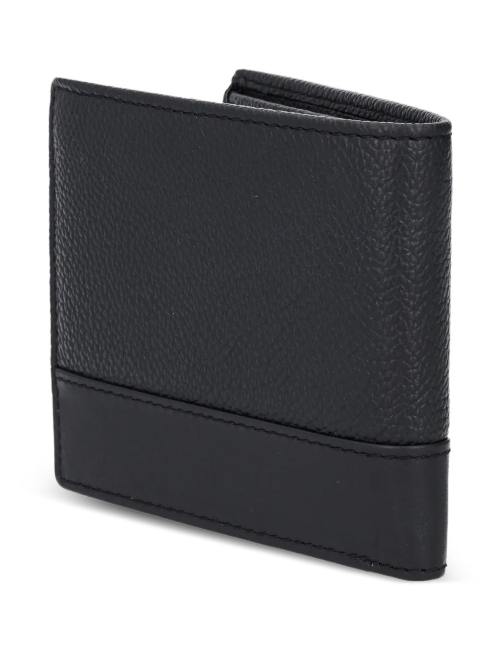 logo-plaque leather wallet - 2