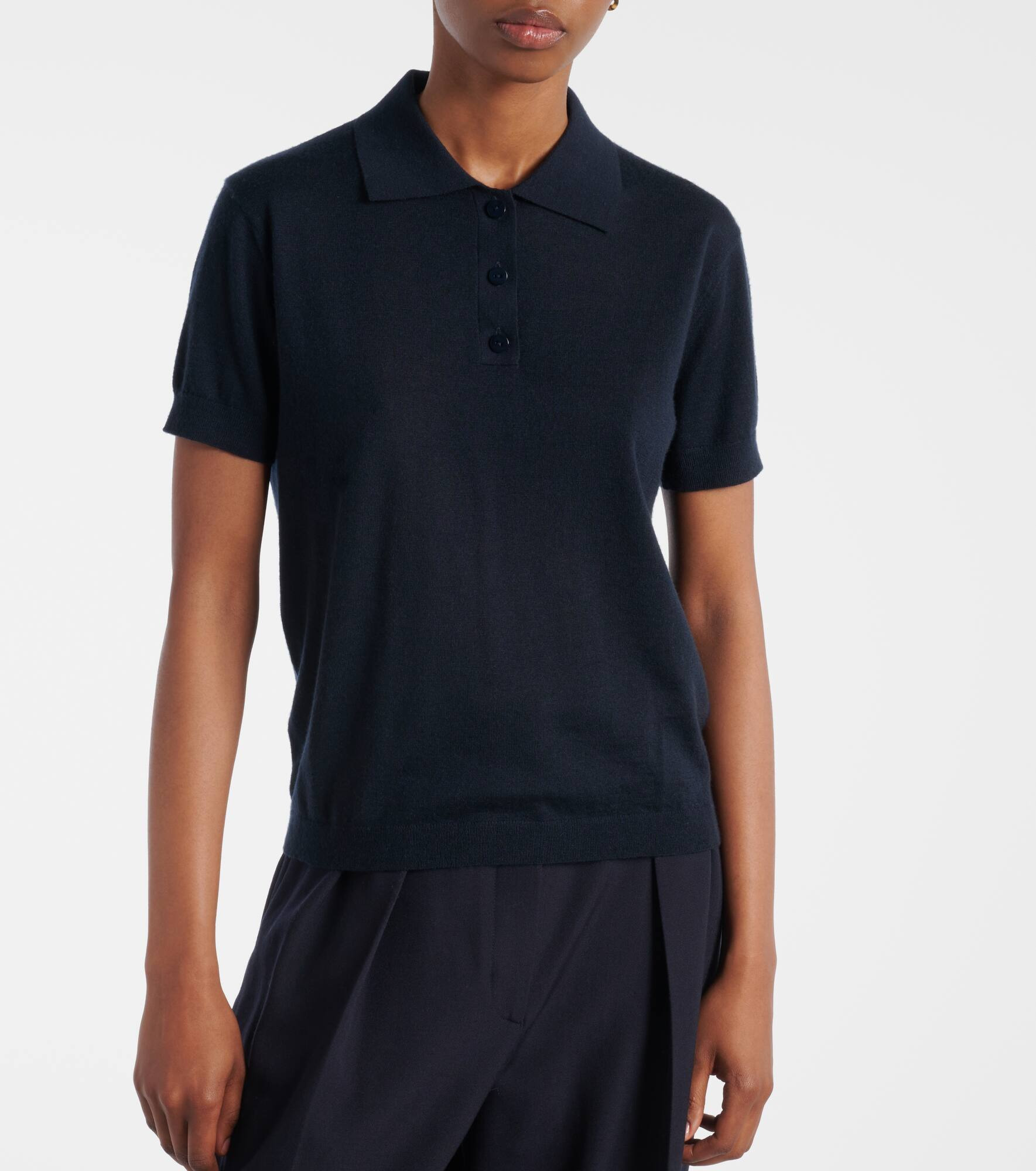 Nai knitted cashmere polo shirt - 6