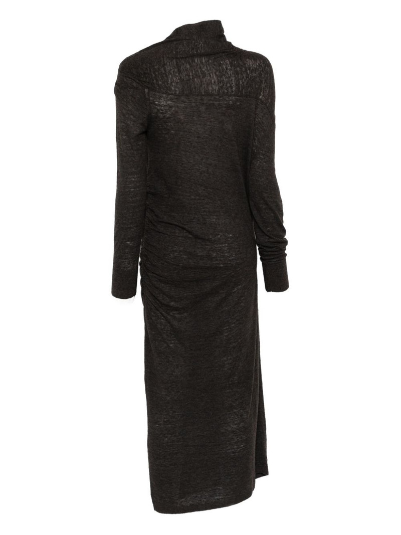 soeur Gisee draped midi dress outlook