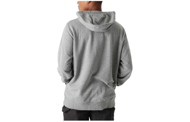 Jordan Men's Air Jordan Dri-Fit Air Solid Color Logo Printing Hooded Long Sleeves Gray DA9860-091 outlook