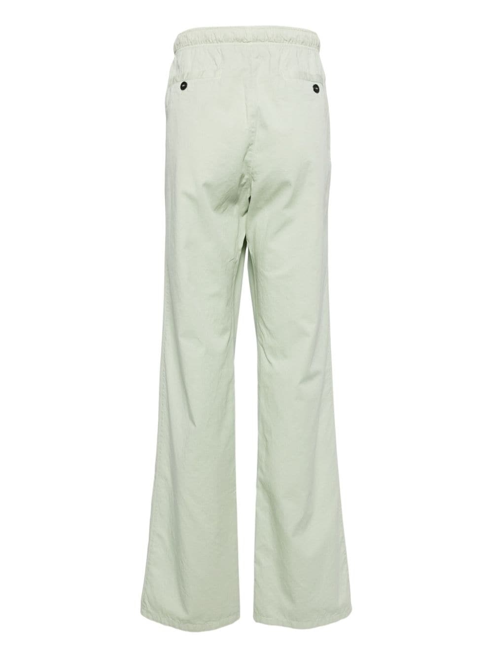 wide-leg cotton trousers - 2