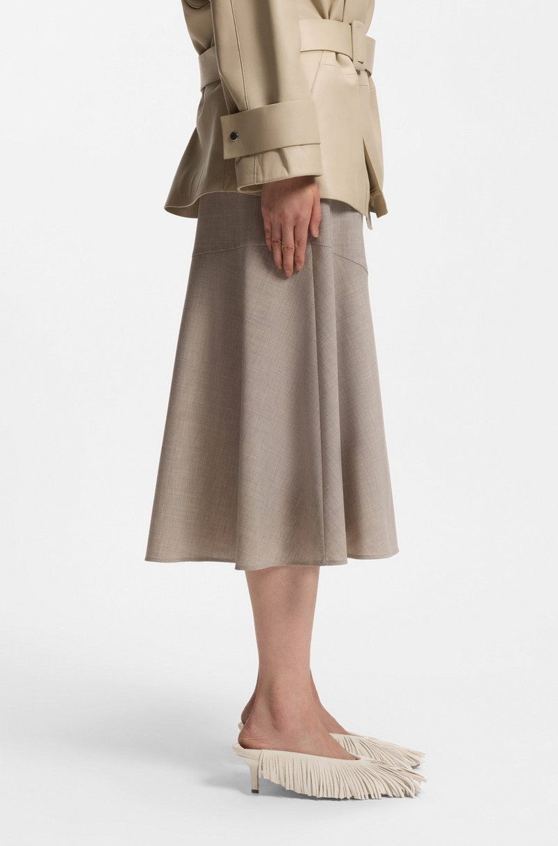 BACKLESS SUEDE MULES WITH FRINGING 4