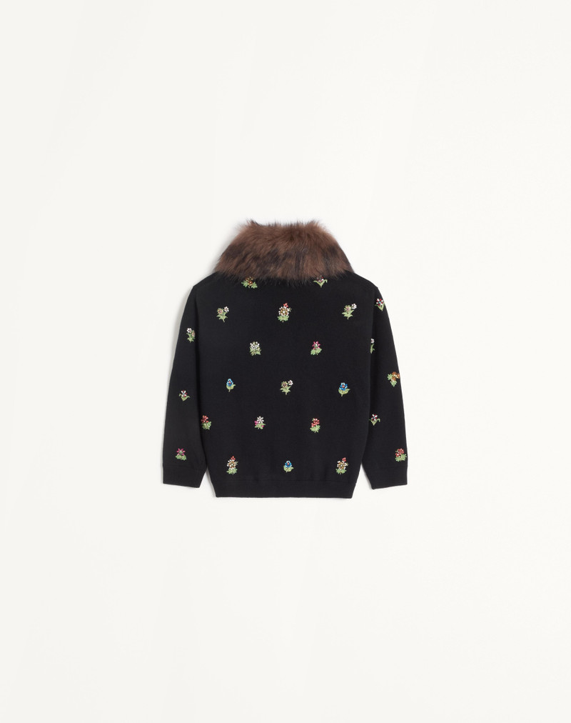 Valentino EMBROIDERED WOOL CARDIGAN outlook