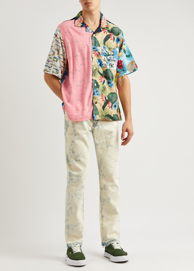 GALLERY DEPT. Parker patchwork printed twill shirt outlook
