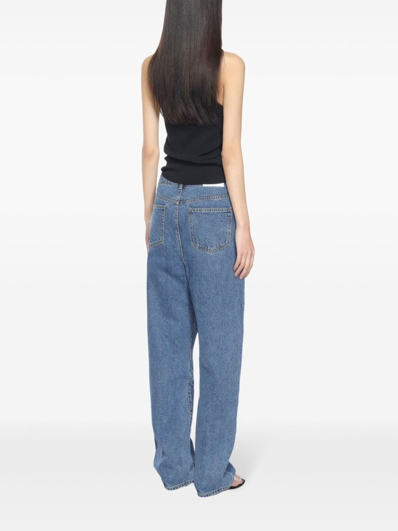fine-ribbed crew-neck tank top 4