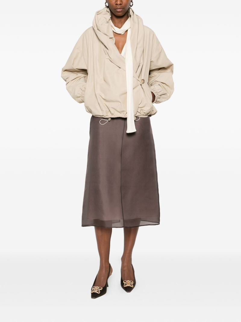 AGNONA sheer skirt outlook