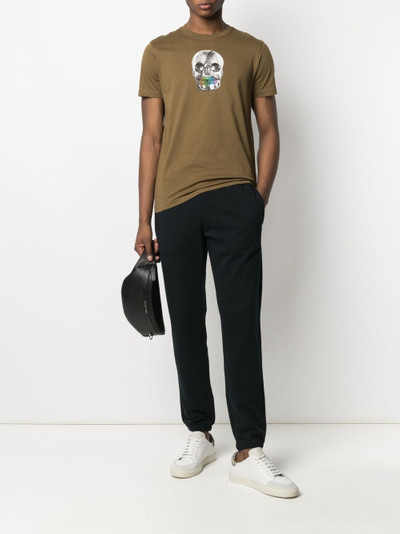 Paul Smith logo print two-tone joggers outlook