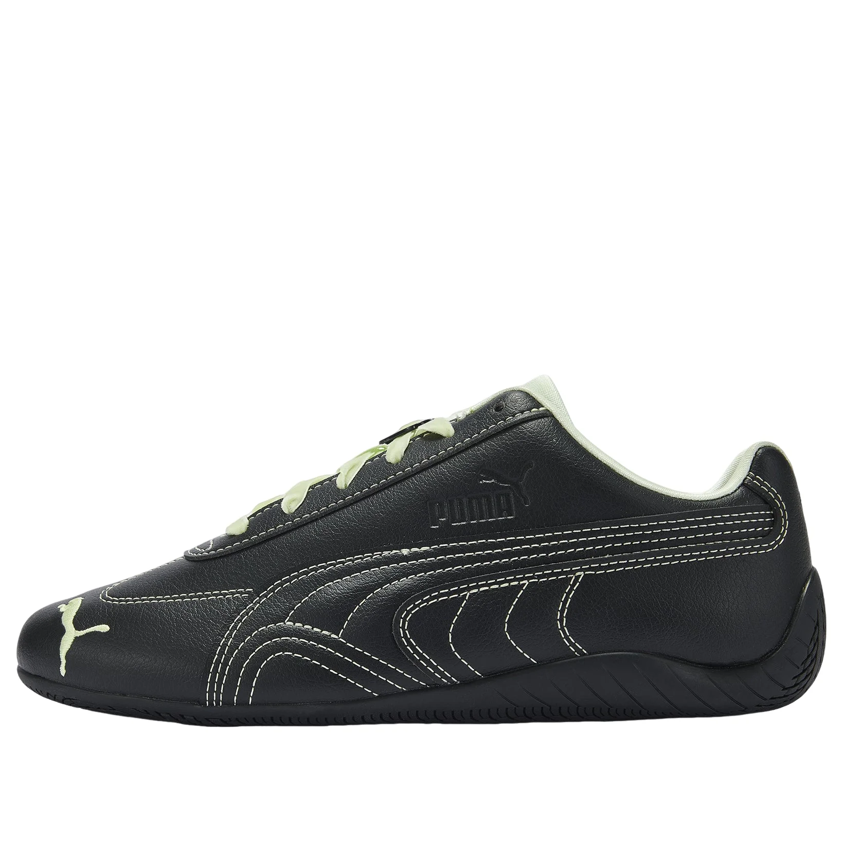 (WMNS) PUMA x Powerpuff Girls Speedcat 'Black Silver Green Illusion' 408101-01 - 1