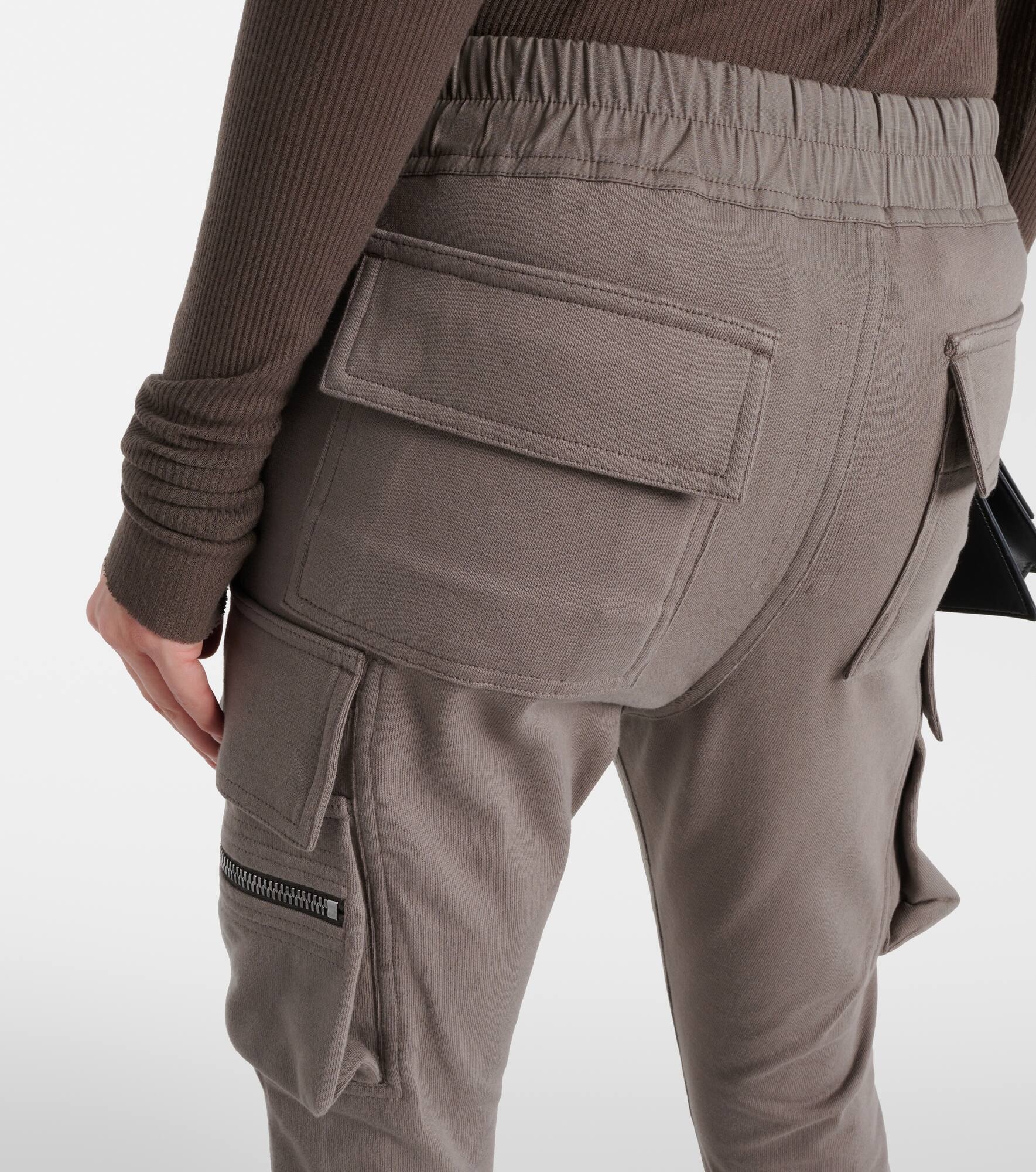 High-rise cotton skinny cargo pants - 6