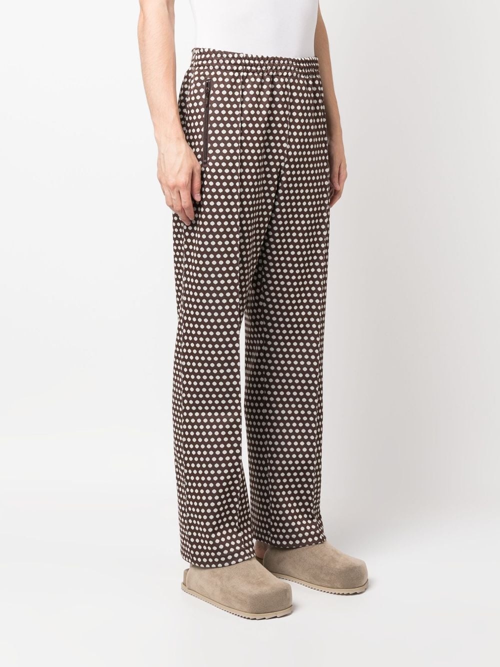 dot-print trousers - 3