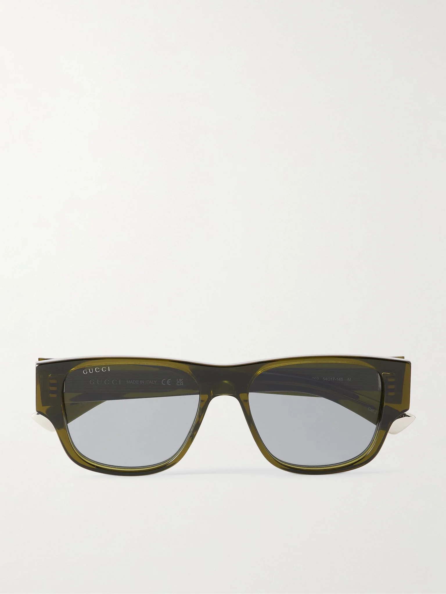 D-Frame Acetate Sunglasses Green - 1