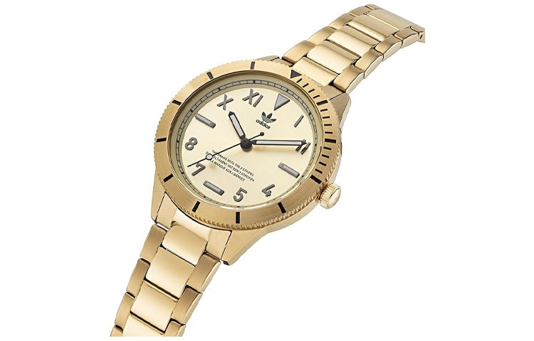 (WMNS) adidas Stainless Steel Gold-Tone Bracelet Watch 'Gold' AOFH220612I - 2