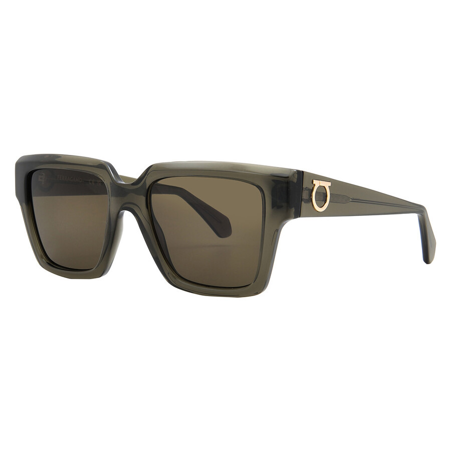 Ferragamo Pink Square Ladies Sunglasses SF2014S 320 54 - 2