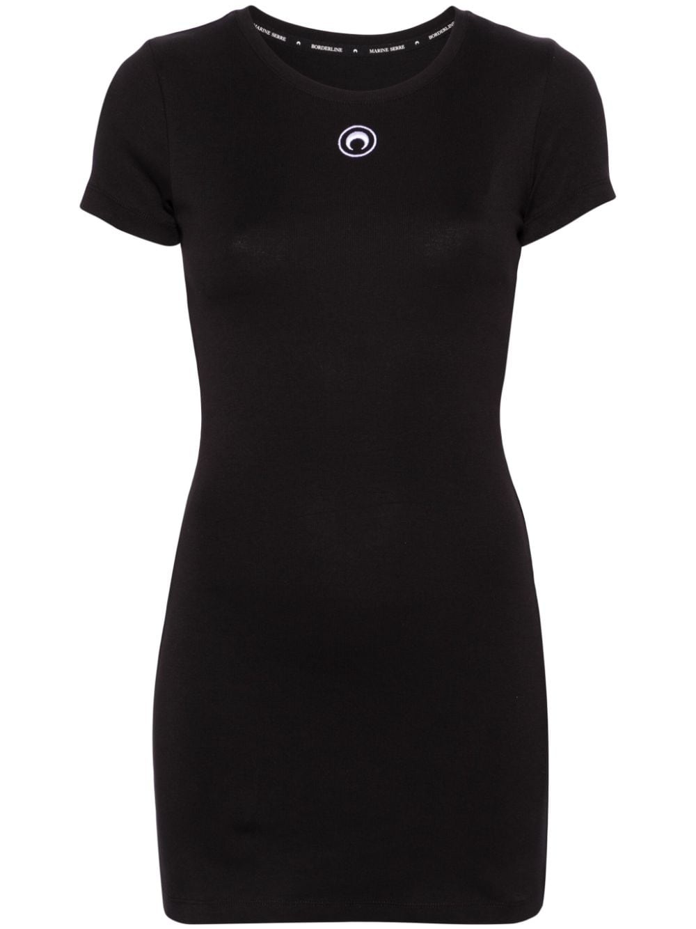 Logo organic cotton mini dress - 1