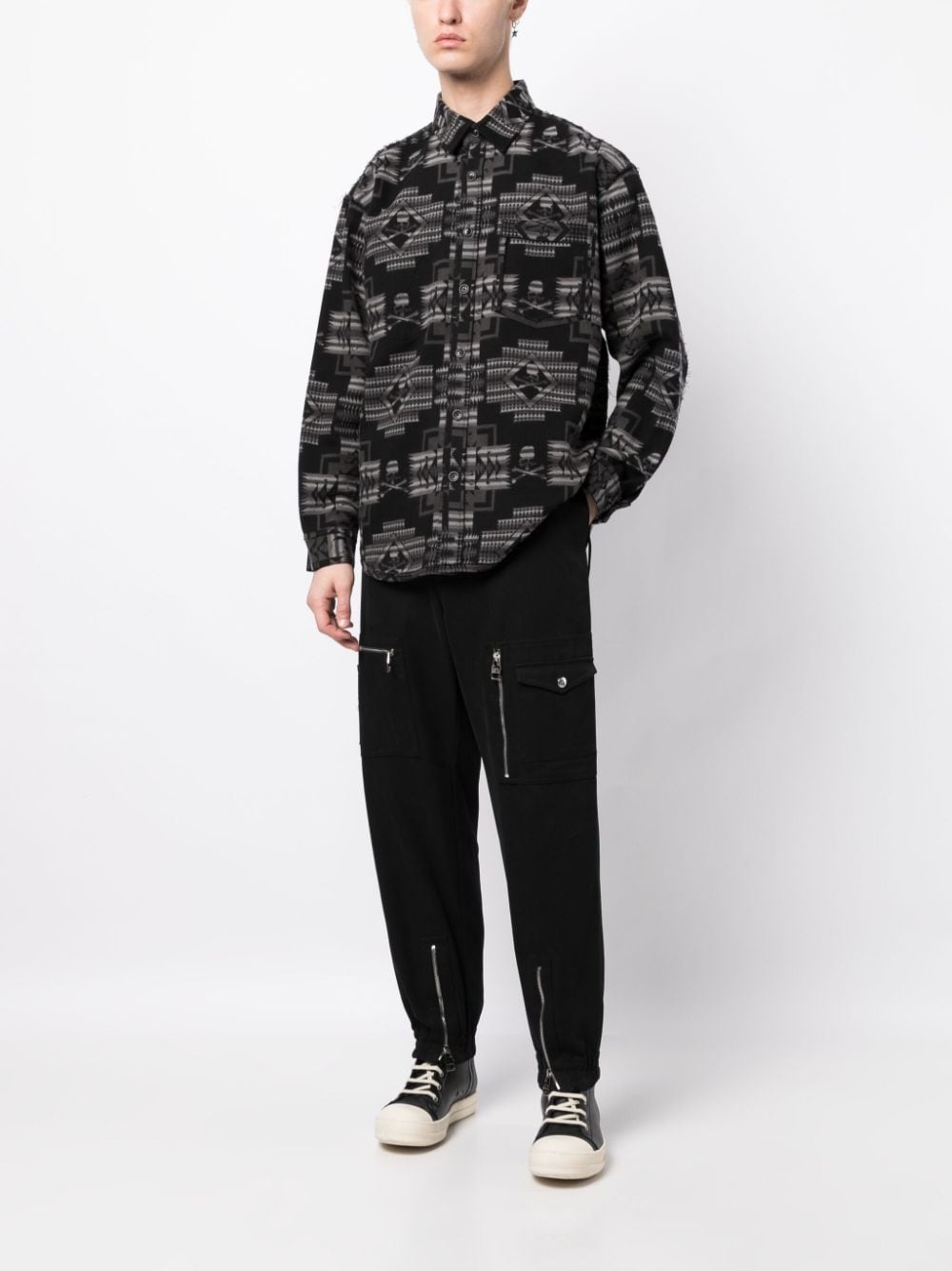 Chimayo jacquard cotton shirt - 2