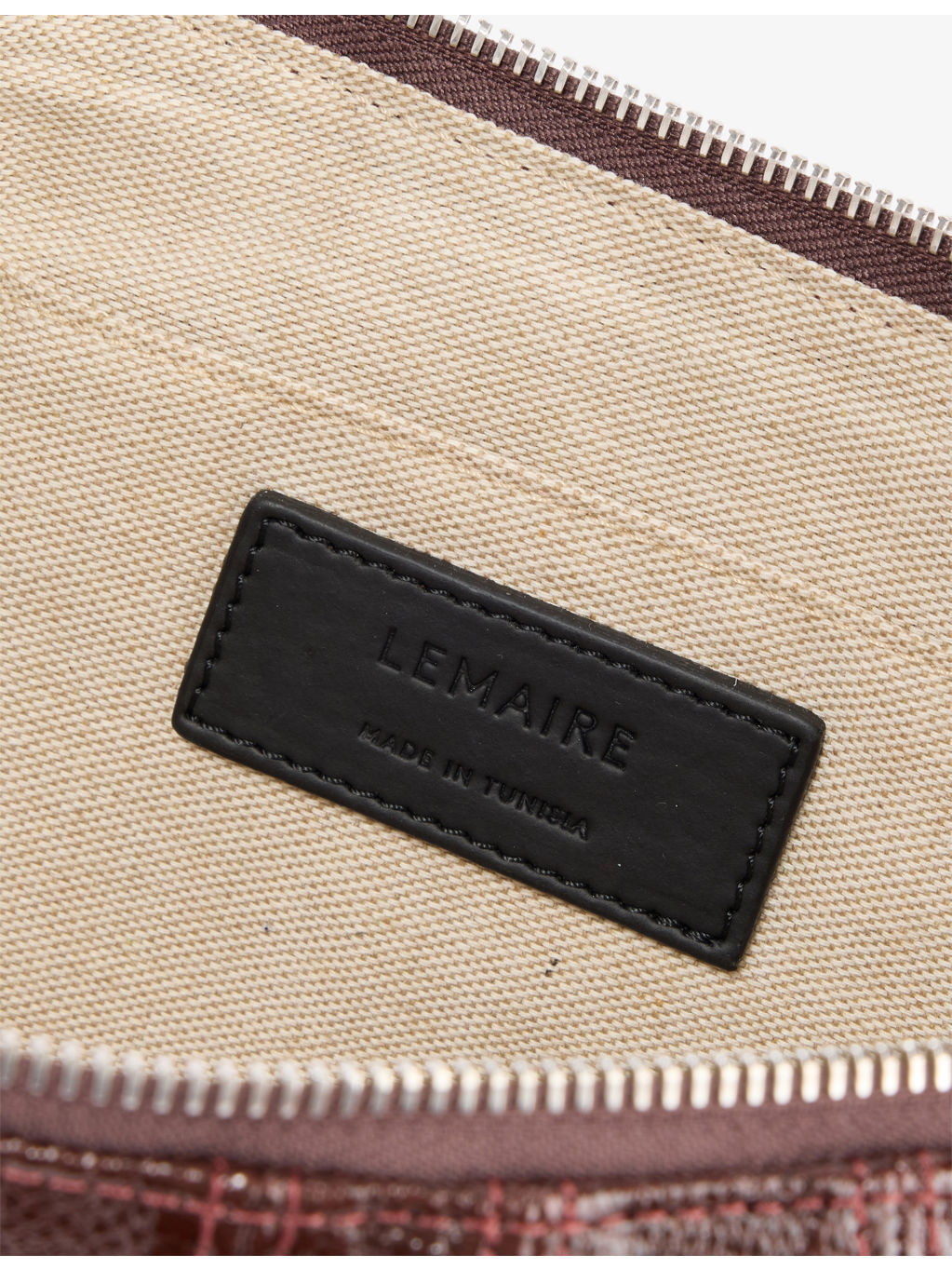 Medium Croissant Leather Shoulder Bag - 6