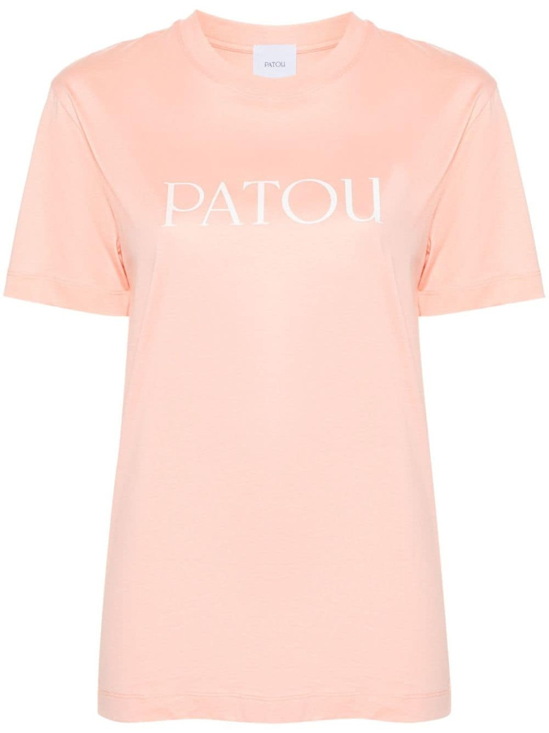 logo-print organic-cotton T-shirt 1