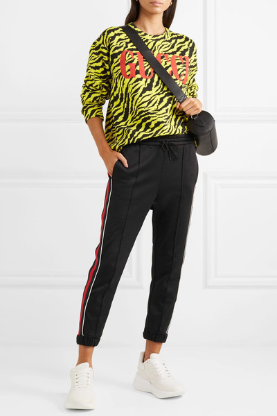 GUCCI Striped tech-jersey track pants outlook