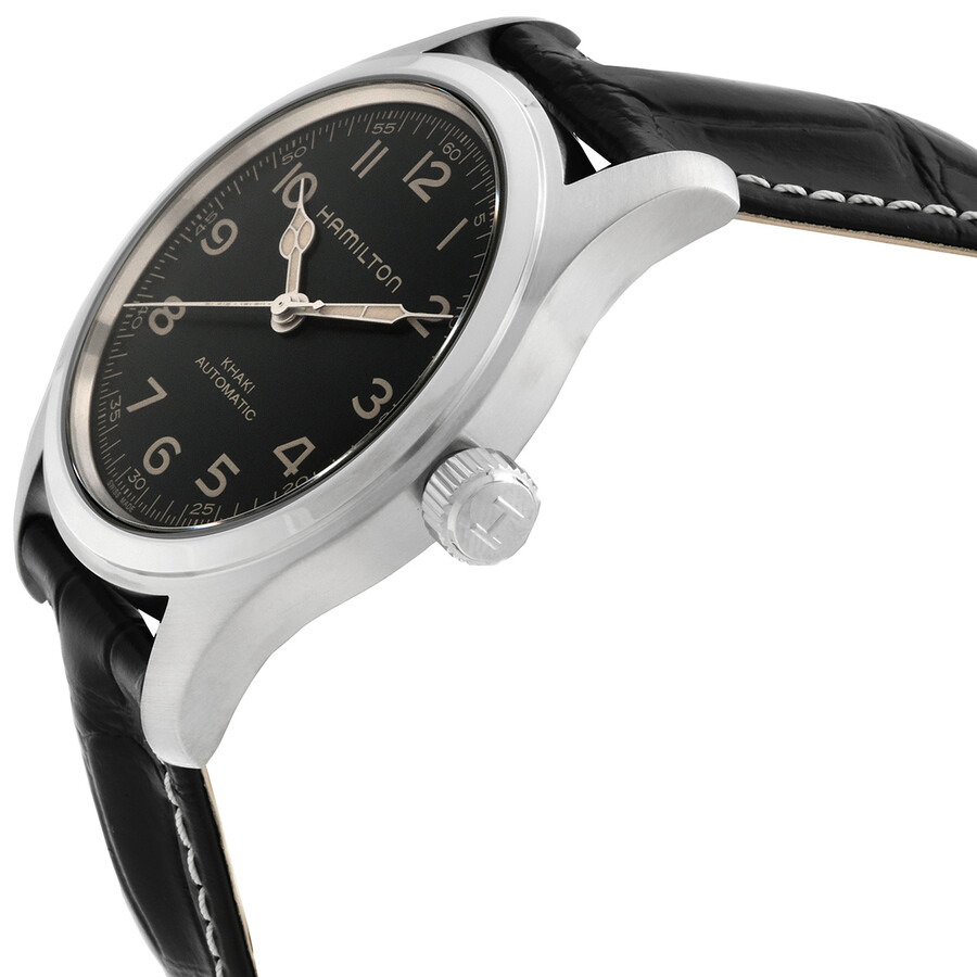 Hamilton - Hamilton Khaki Field Murph Automatic Black Dial Men's Watch Bundle H70605732 - 2