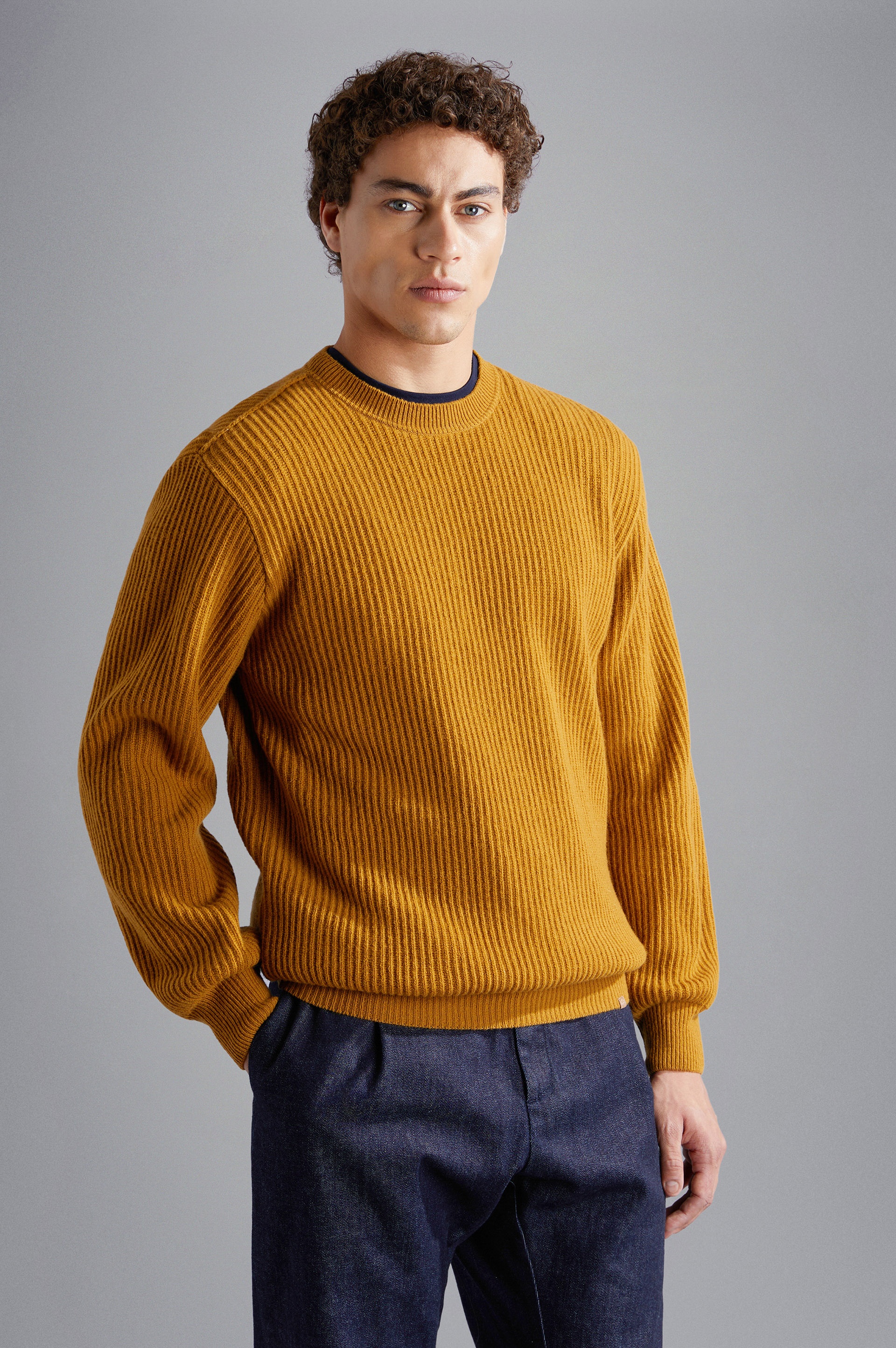 RIBBED RE-WOOL SWEATER - 6