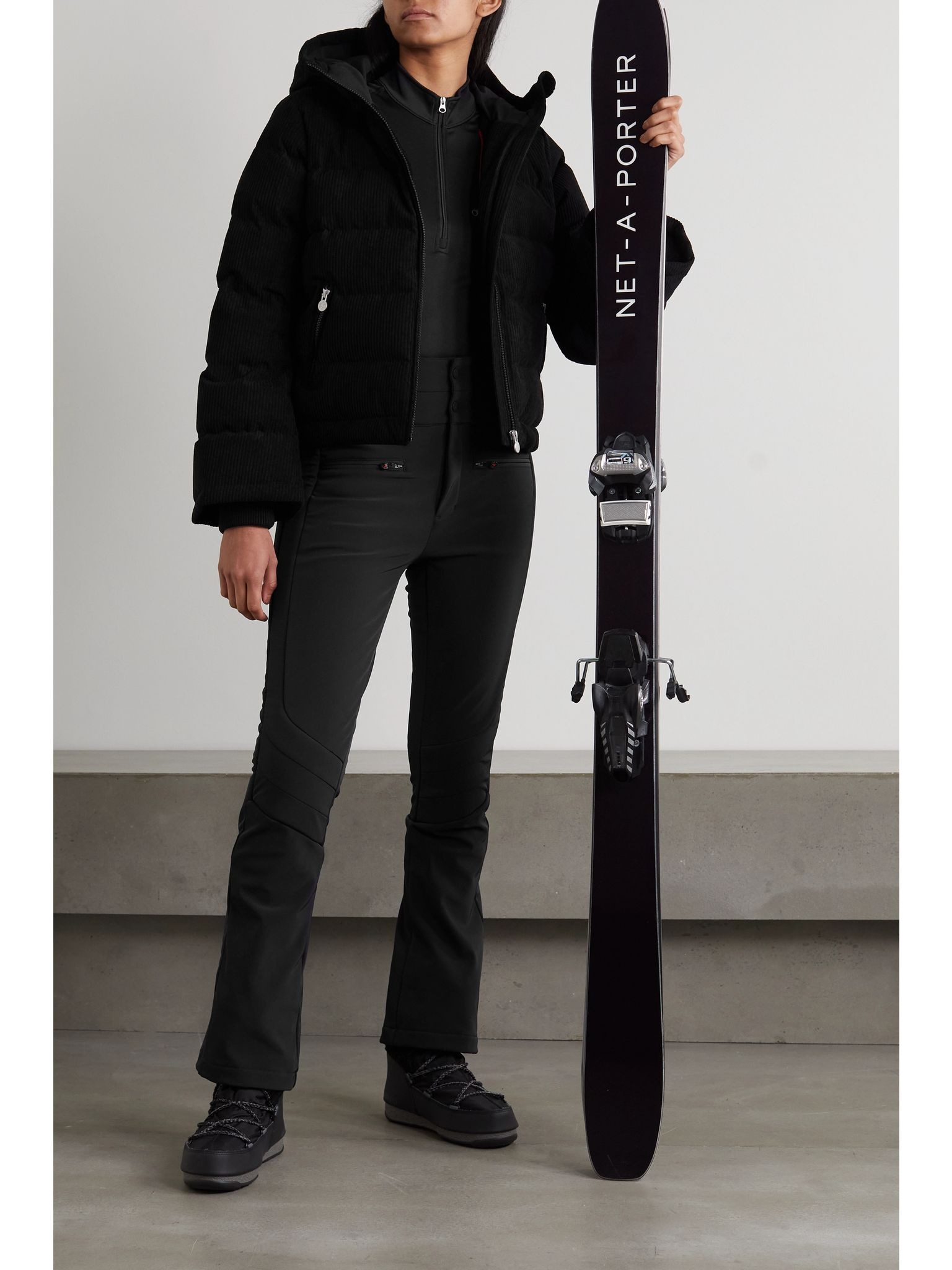 Aurora high-rise flared ski pants Black - 2