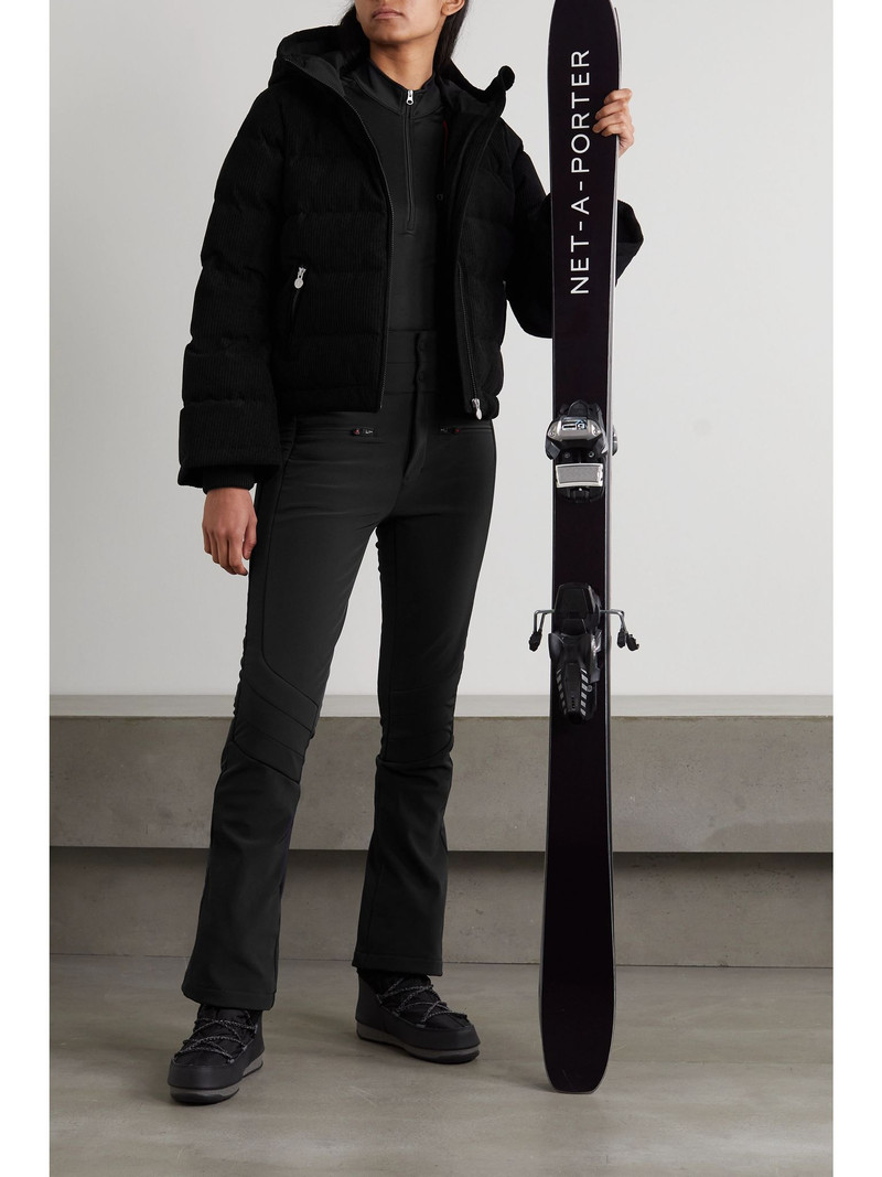 PERFECT MOMENT Aurora high-rise flared ski pants Black outlook
