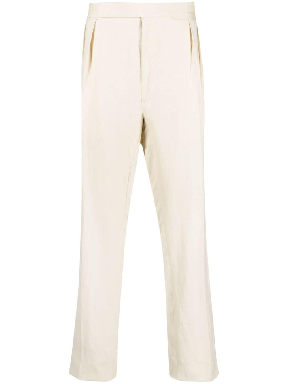 straight-leg tailored trousers - 1