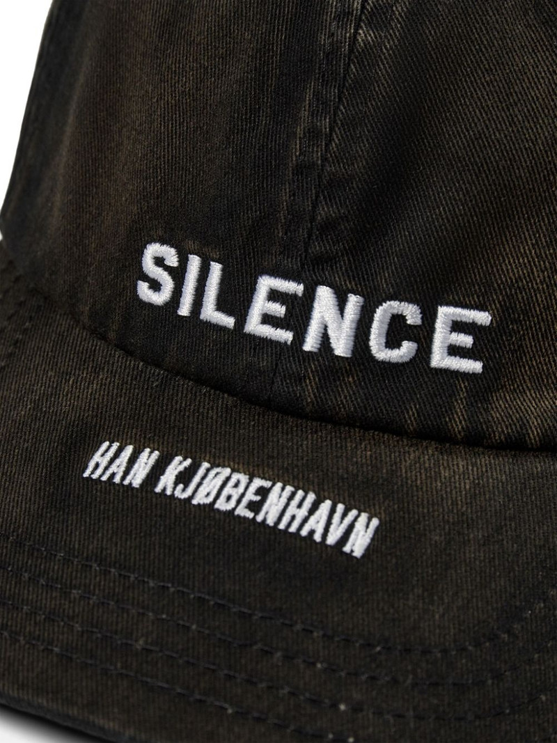 HAN KJØBENHAVN slogan-embroidered baseball cap outlook