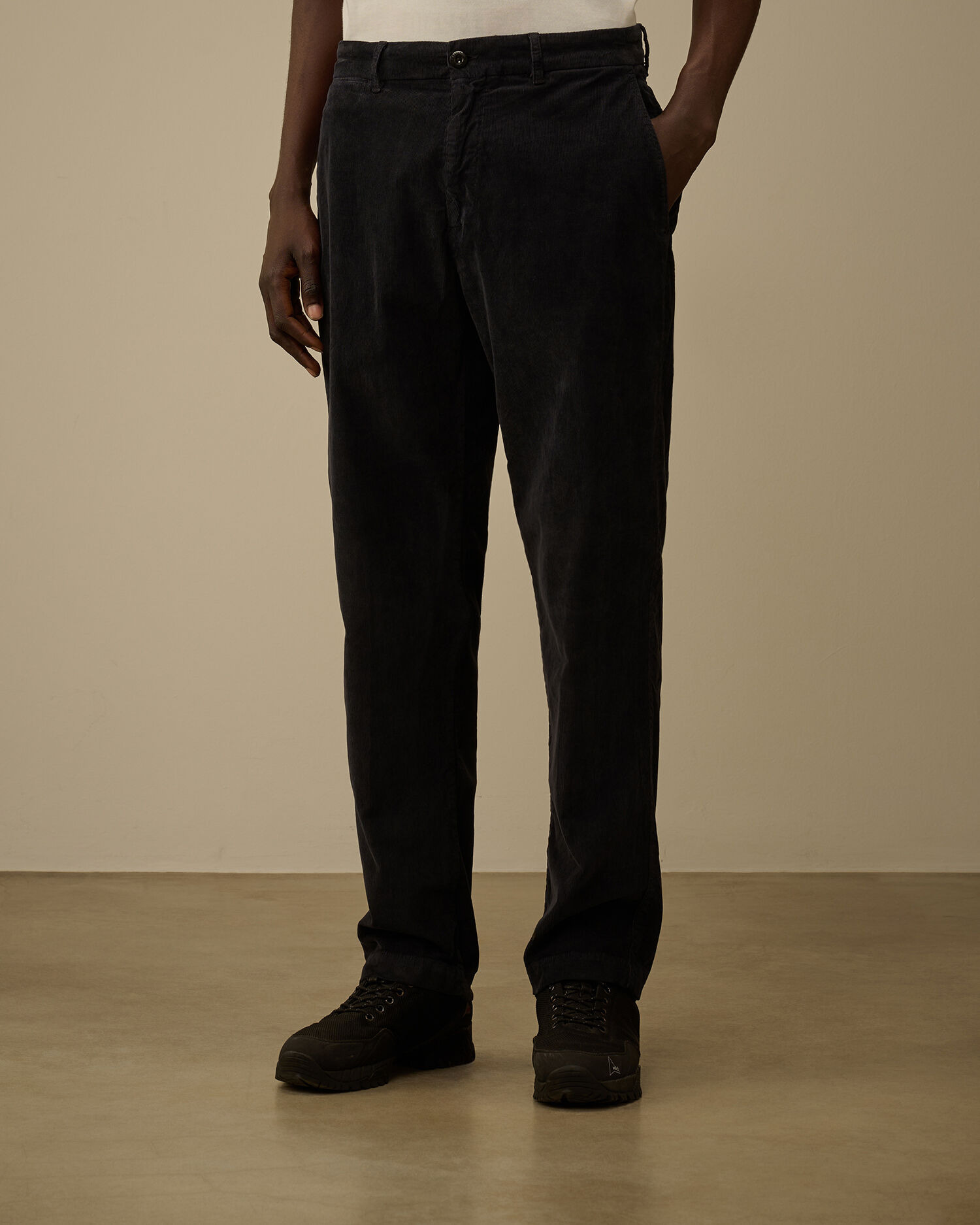 Corduroy Loose Chino Pants - 3