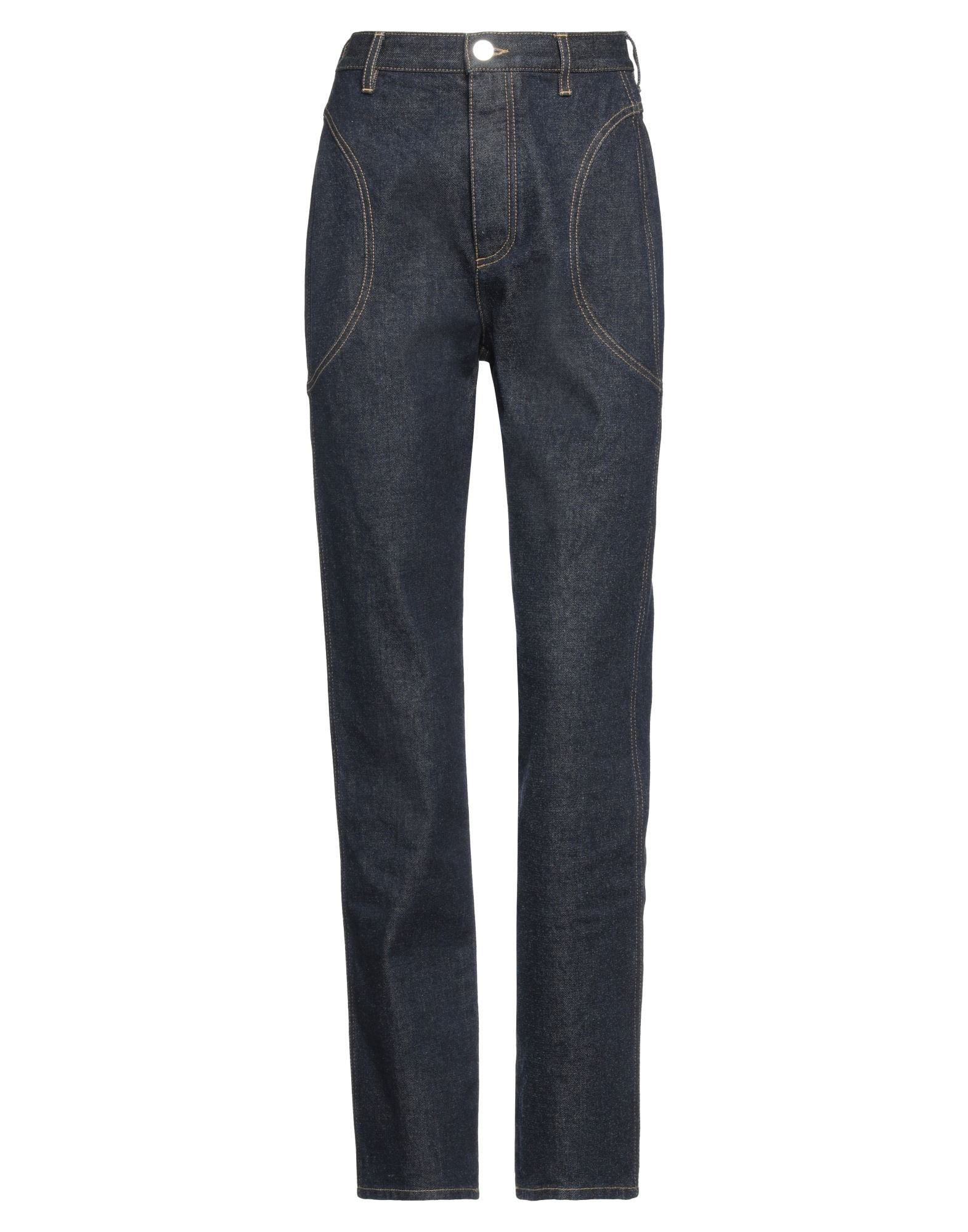 Blue Women's Denim Pants - 1