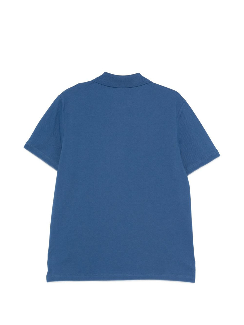 A.P.C. logo-embroidered polo shirt outlook
