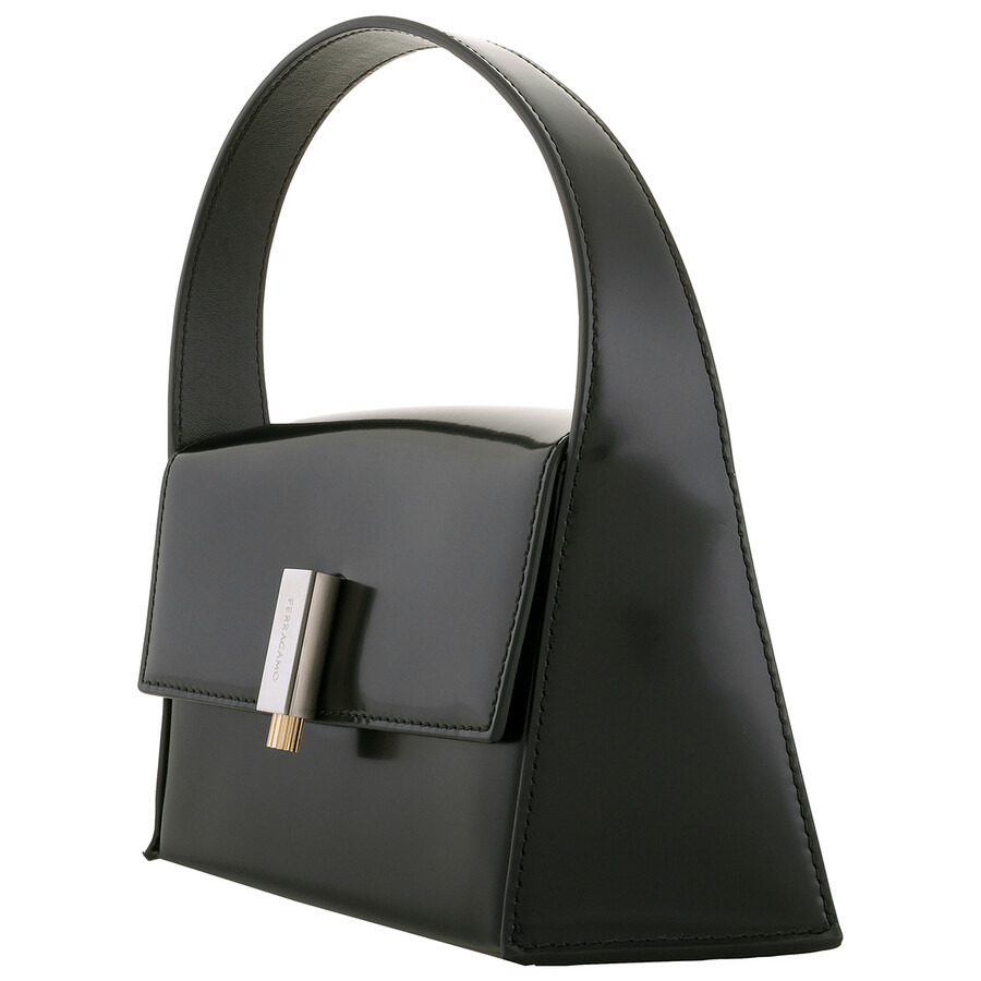Ferragamo Mini Leather Geometric Bag - 4