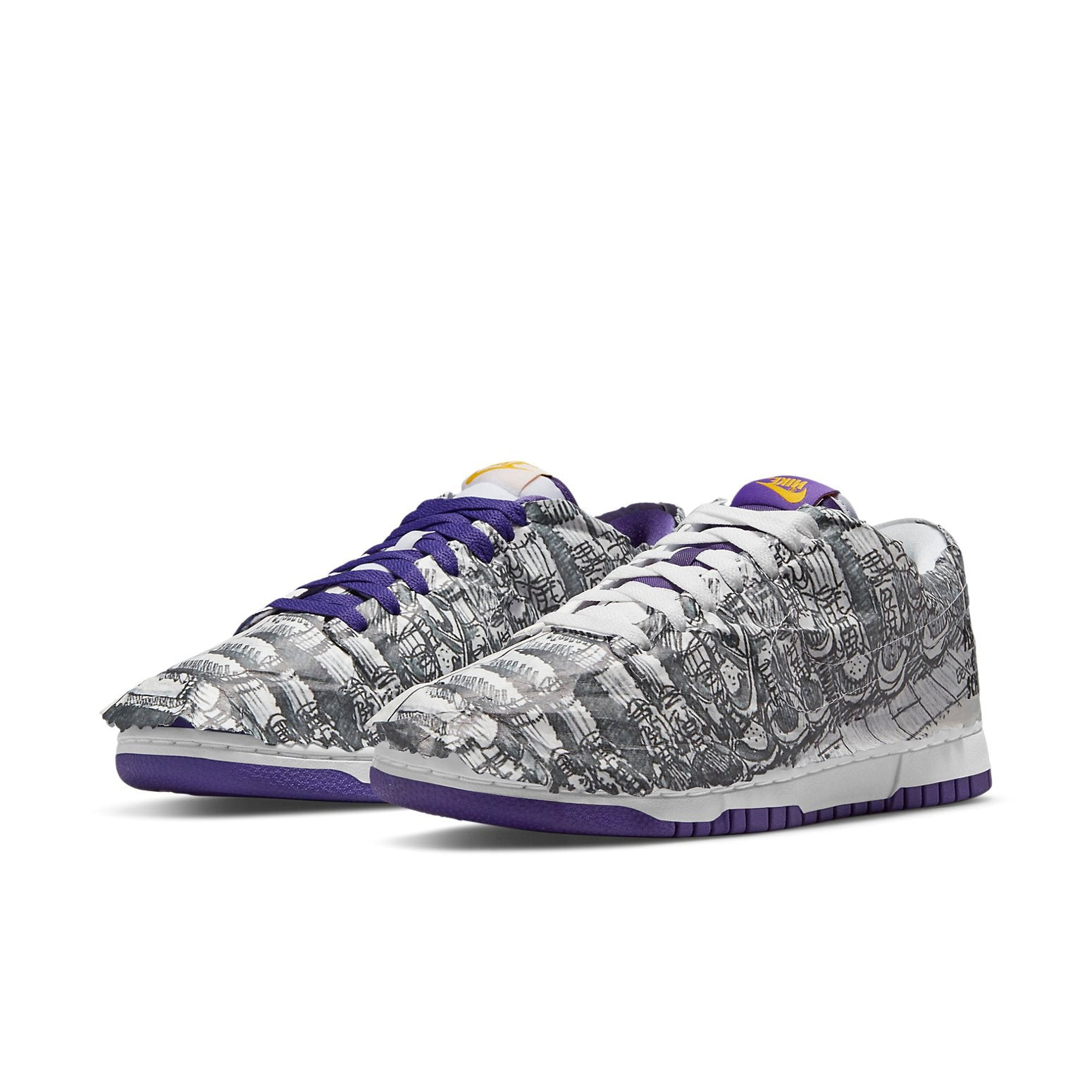 (WMNS) Nike Dunk Low 'Flip The Old School' DJ4636-100 - 3