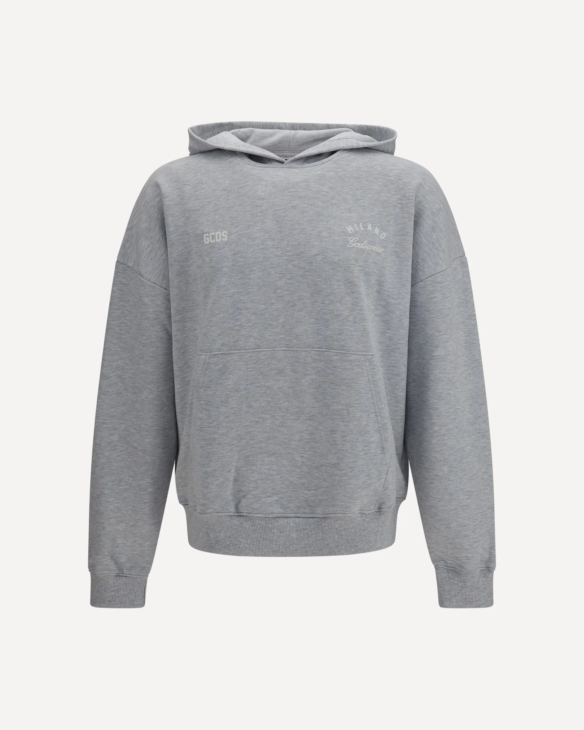 Hooded Sweatshirt with back band logo - 1