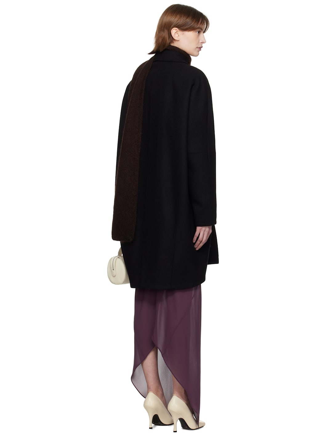Black Keyhole Coat - 3