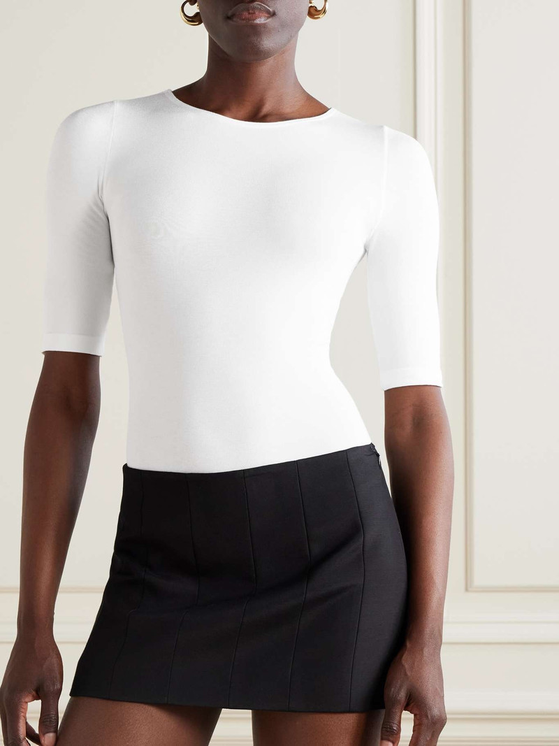 Wolford Bahamas bodysuit White outlook