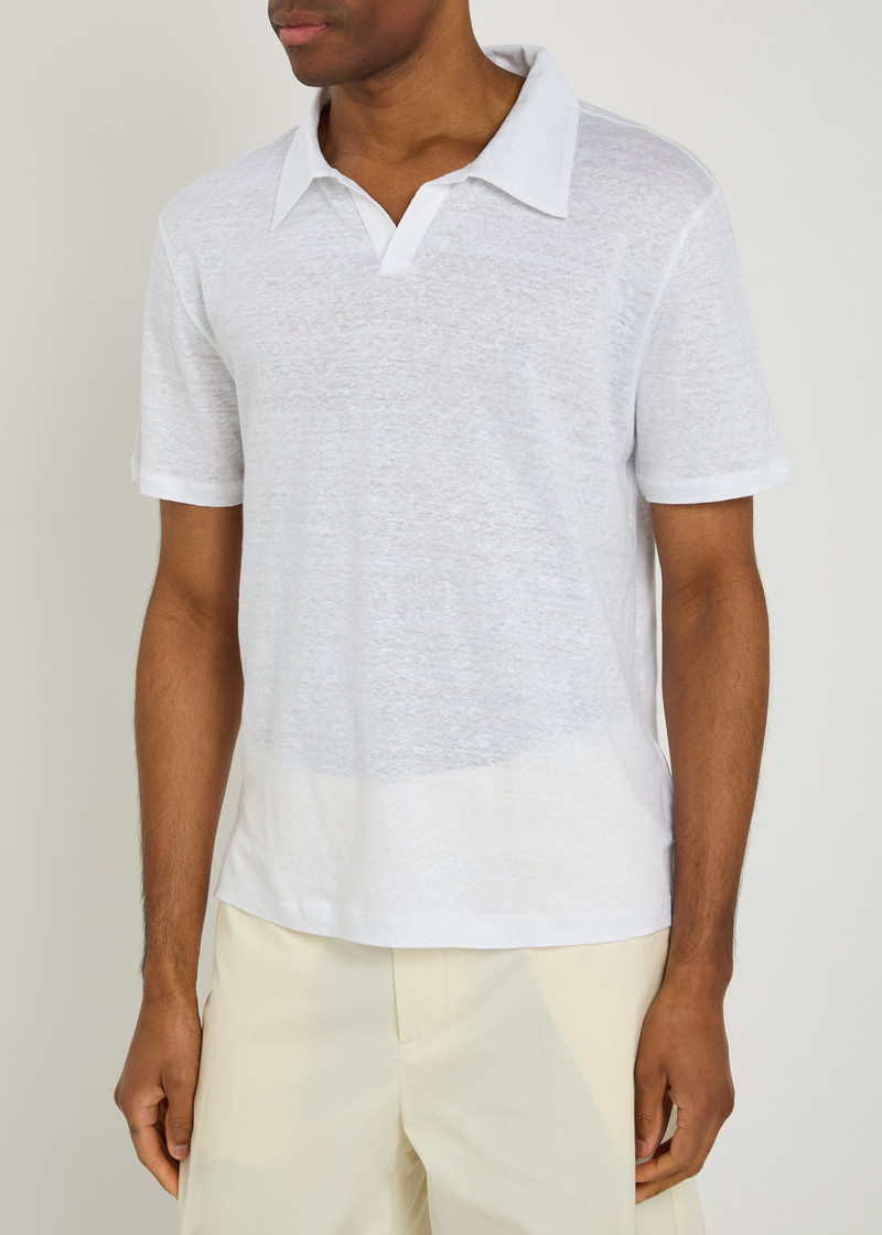 OFFICINE GÉNÉRALE Officine Générale Boris Linen T-shirt outlook