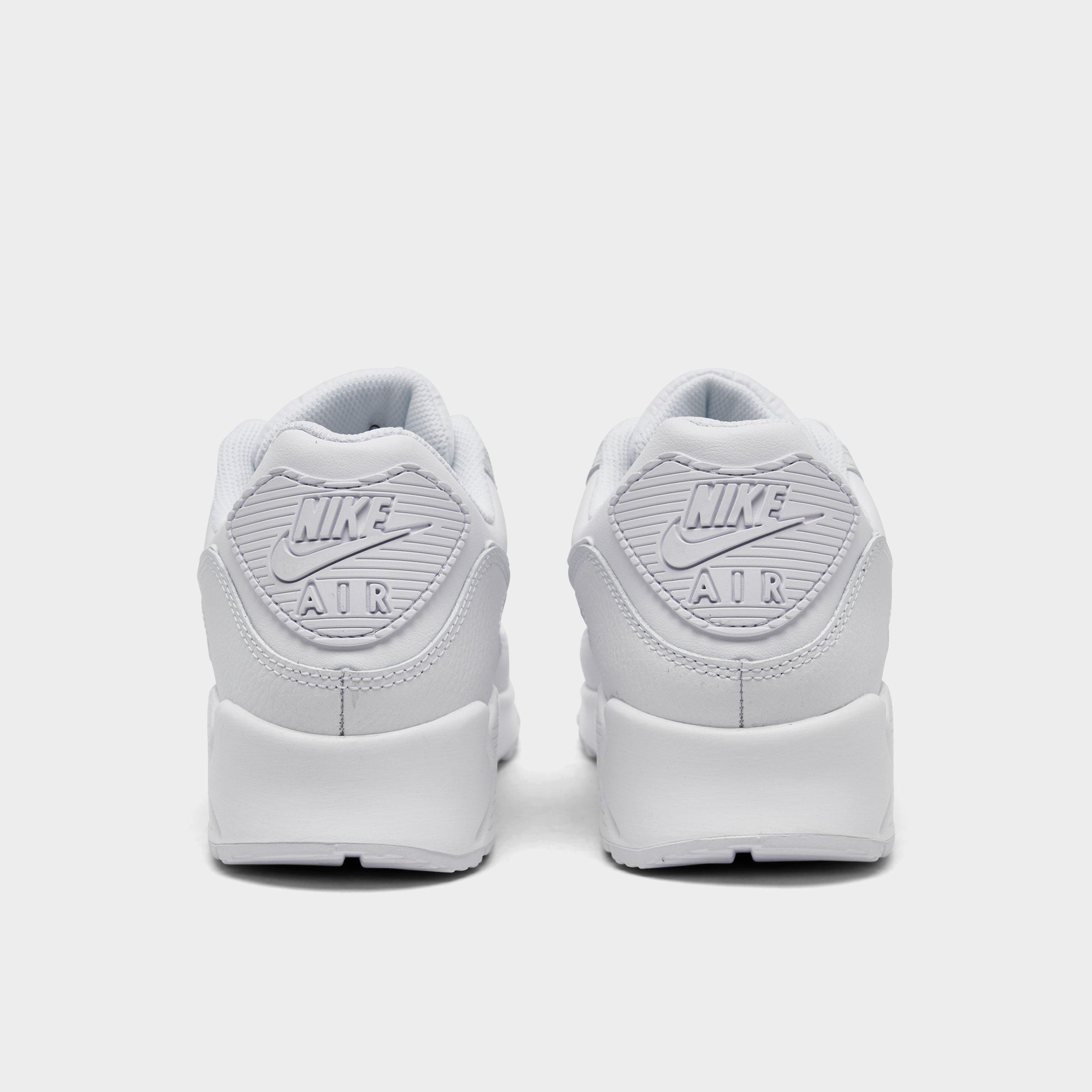 MEN'S NIKE AIR MAX 90 LEATHER CASUAL SHOES - 4