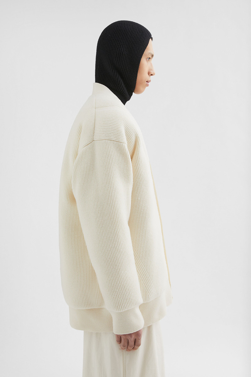Padded Wool Cardigan 3