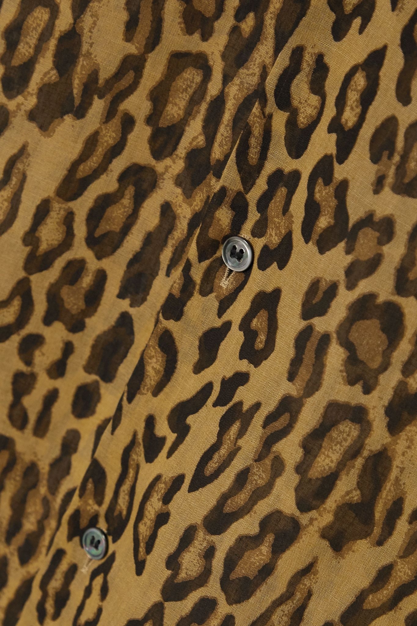 Leopard-print voile shirt - 4