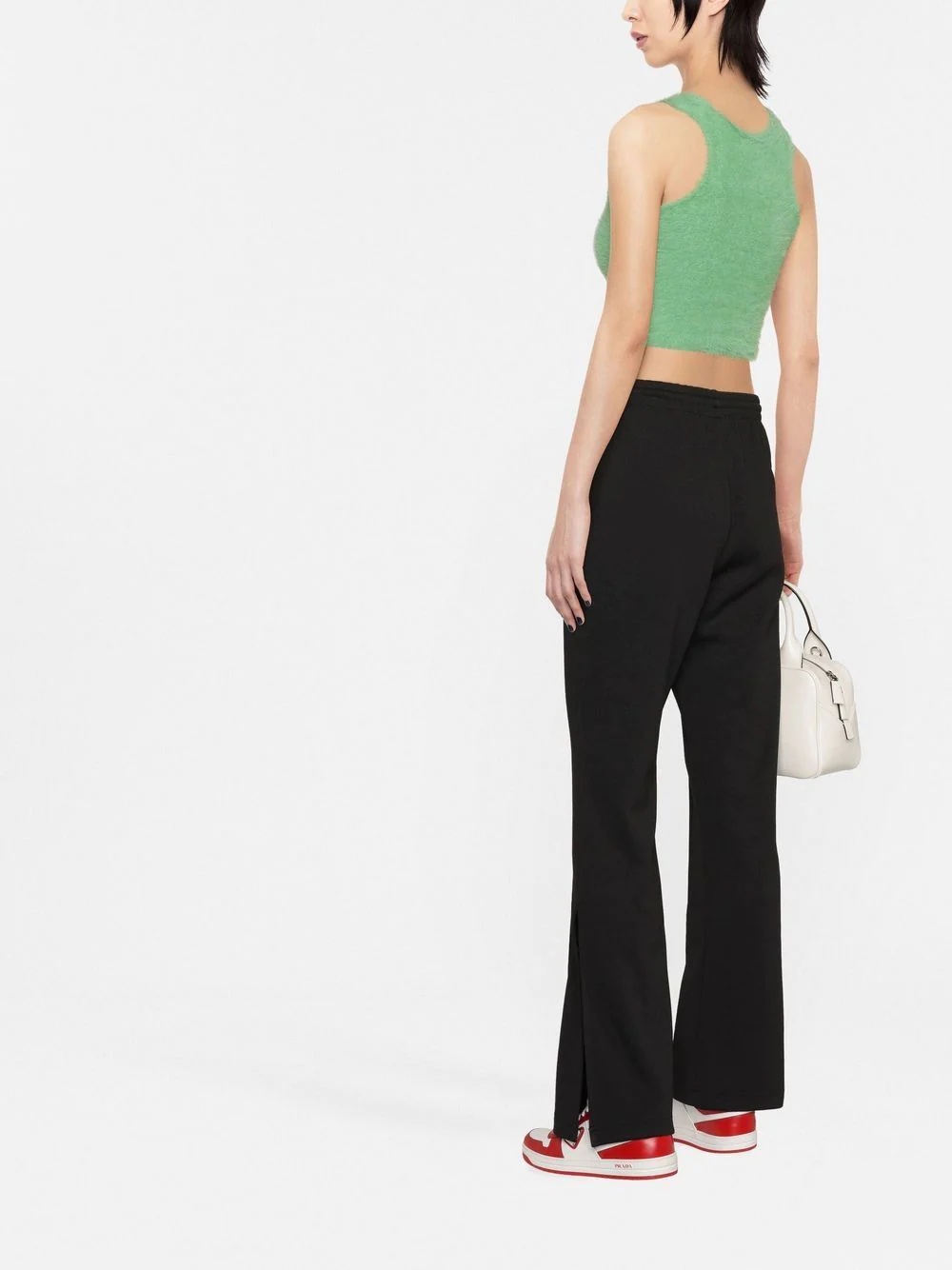 side slit-detail trousers - 3