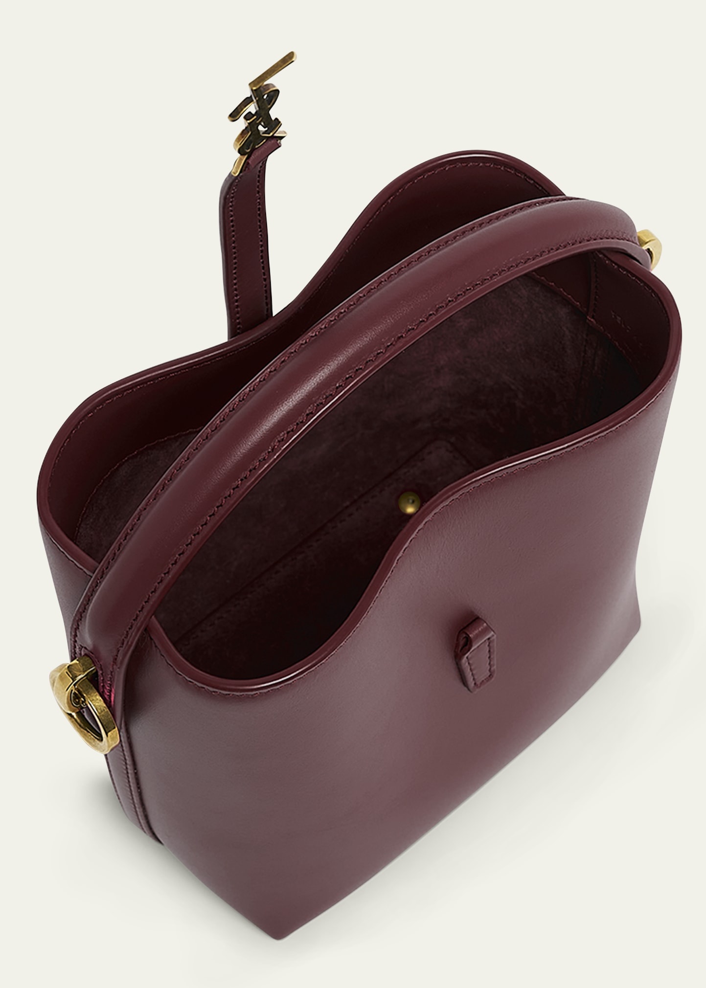 Le 37 Mini YSL Bucket Bag in Smooth Leather - 4