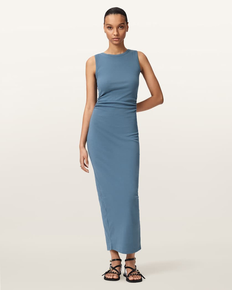 KATARINA BOAT NECK SLIM FIT MAXI DRESS 4